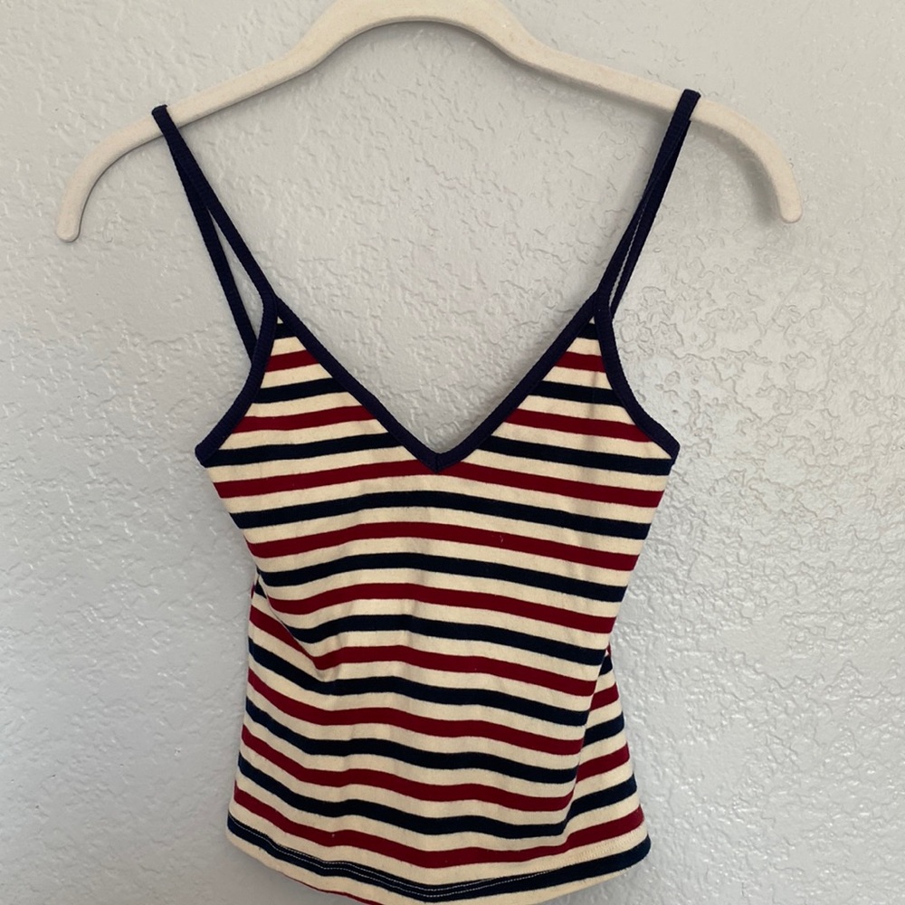 Brandy Melville Striped Crop Top